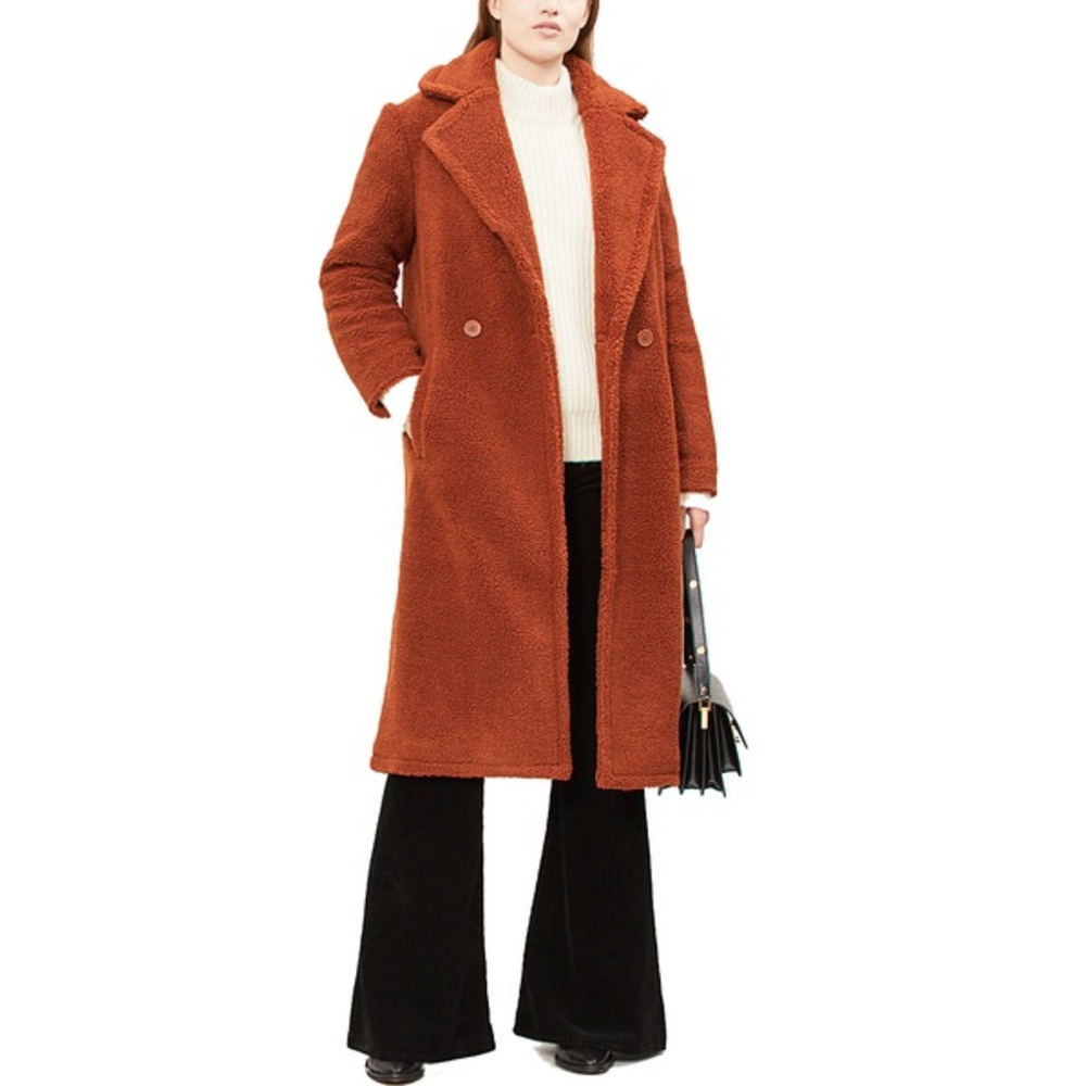 **SOLD** ✨MAJE Gourson Teddy Coat - Picture 5 of 6